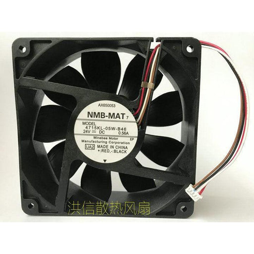 1 PCS NMB Fan 4715KL-05W-B46 DC 24V 0.56A 12038 12CM 4 Pin-FoxTI