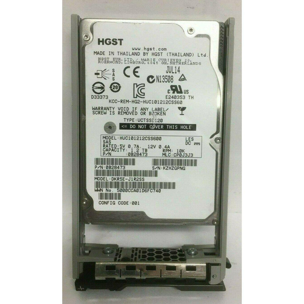 1.2TB 10K SAS 2.5" SAS 12G HARD DRIVE Fits DELL SERVER R630 R710 R720-FoxTI