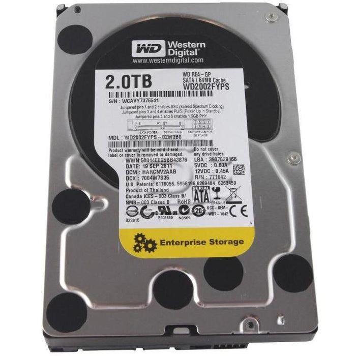 HD 2TB SATA 5.4k RPM LFF 3.5" 3G WD2002FYPS-FoxTI