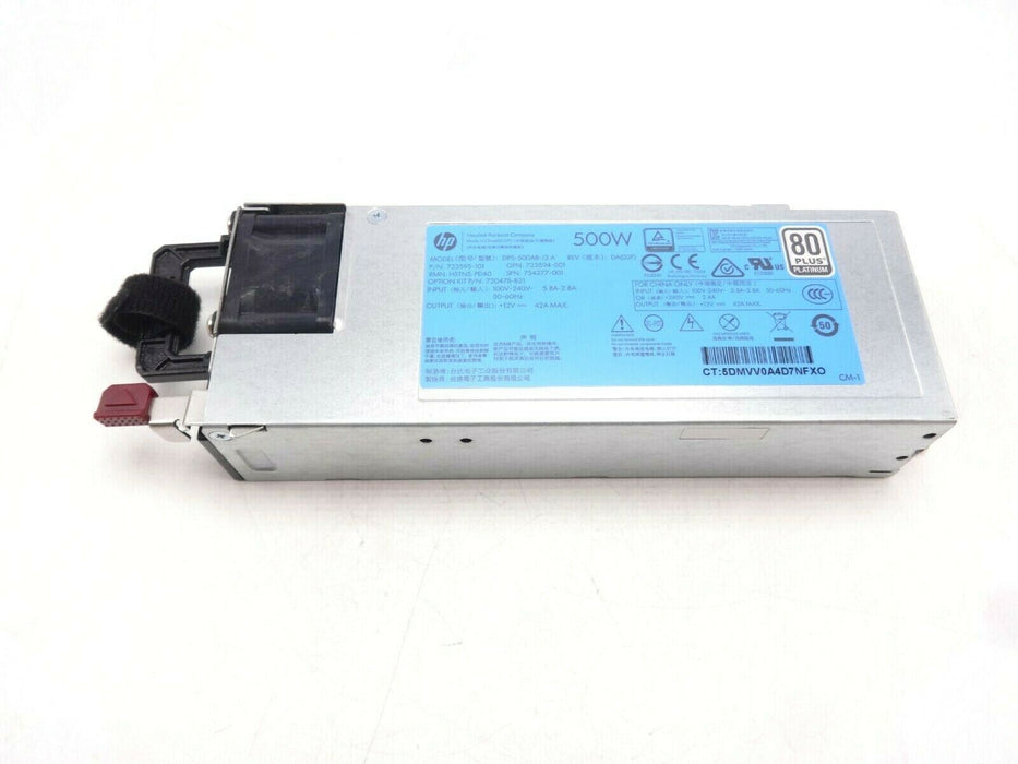 HP 500W Power Supply DL380 DL360 G9 Gen9 Watt 723595-501 723594-001 720478-B21 887758175842