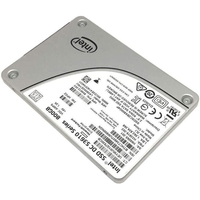 HP 804612-003 Intel DC S3610 Series 800GB 2.5-inch 7mm SATA III MLC (6.0Gb/s) Internal Solid State Drive (SSD) SSDSC2BX800G4P-FoxTI