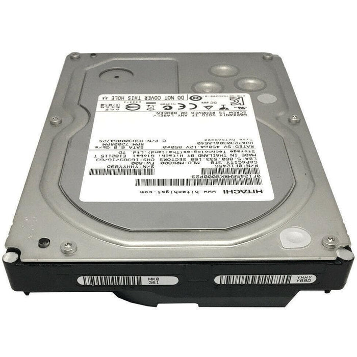 Hitachi Ultrastar HUA723030ALA640 3TB 7200 RPM 64MB SATA 6.0Gb/s 3.5" Hard Drive 829686001787-FoxTI