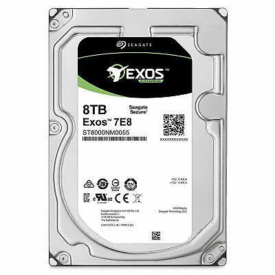 Seagate Exos ST8000NM0055 8TB 256MB 3.5" SATA 6GB/s 7200RPM Enterprise HDD  651307111724-FoxTI