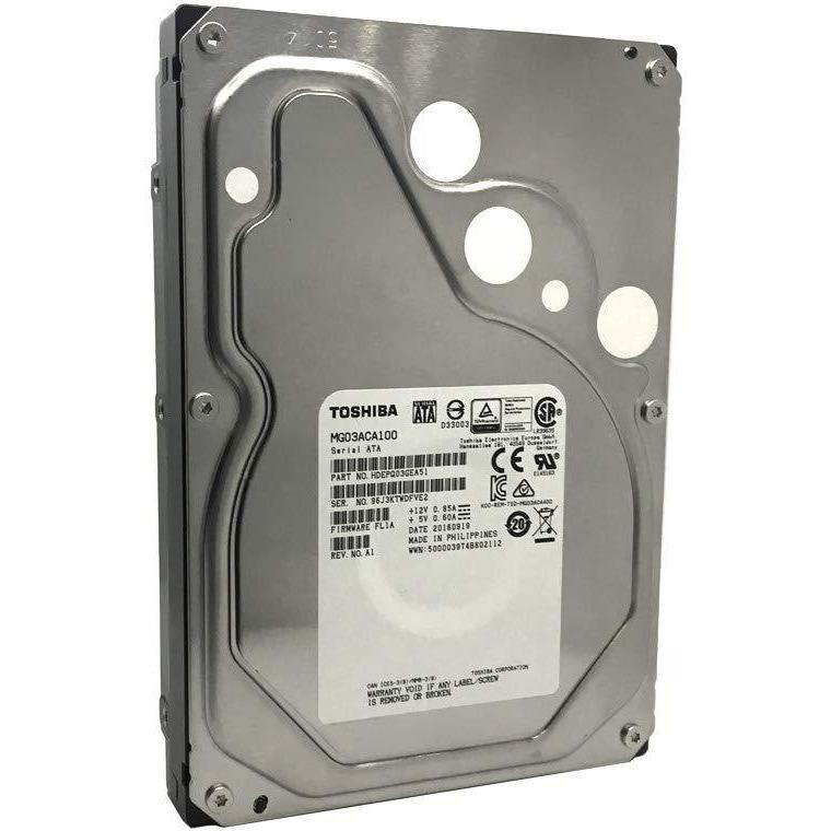 Toshiba MG03ACA100 1TB 64MB Cache 7200RPM SATA III 6.0Gb/s 3.5" Internal Desktop Hard Drive (for Desktop, RAID, NAS, Surveillance HDD)-FoxTI